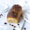 Queque tipo panettone con cranberries y almendras - Healthy Bakery