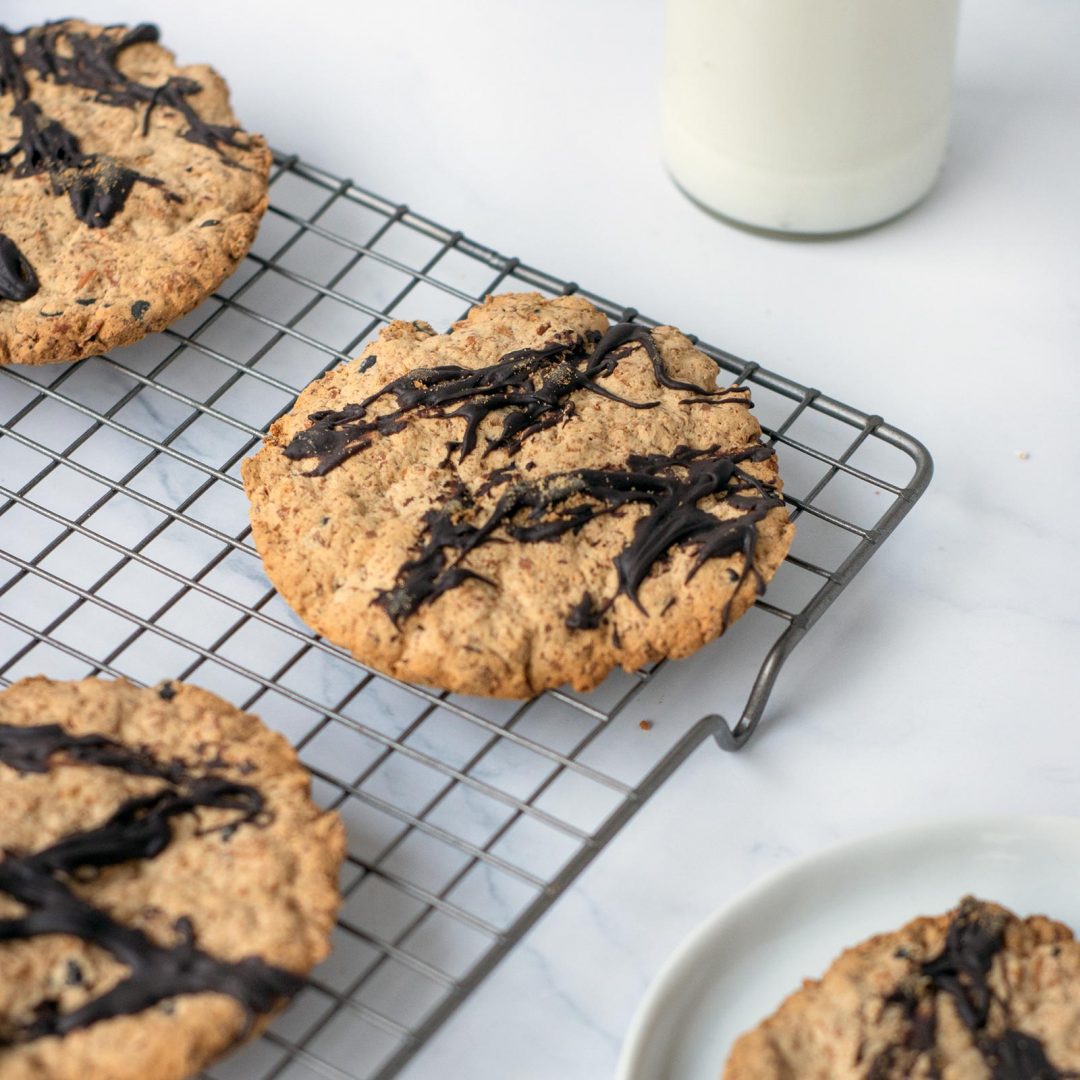 Galletones sin azúcar naranja, avena y chocolate - Healthy Bakery