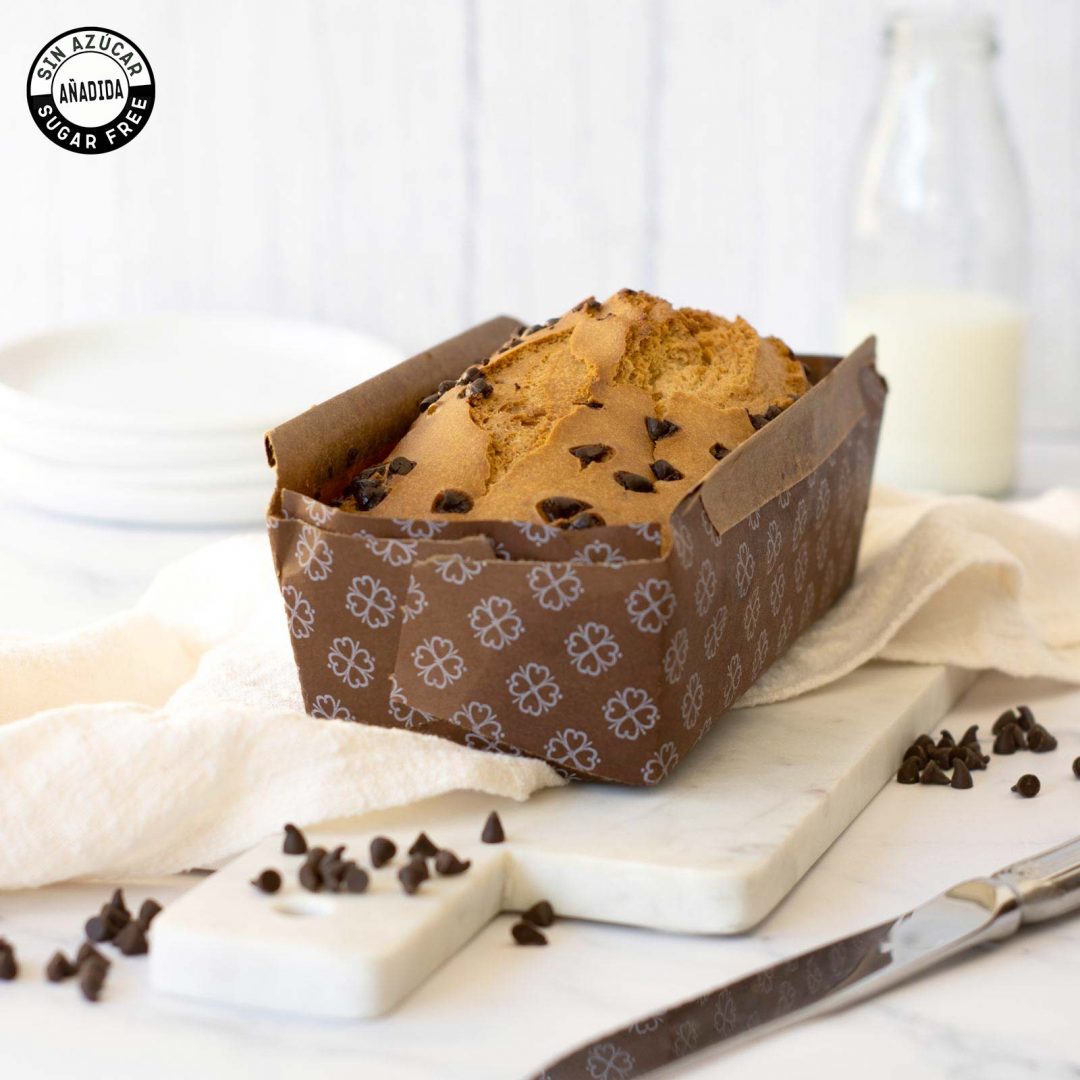 Queque chips chocolate